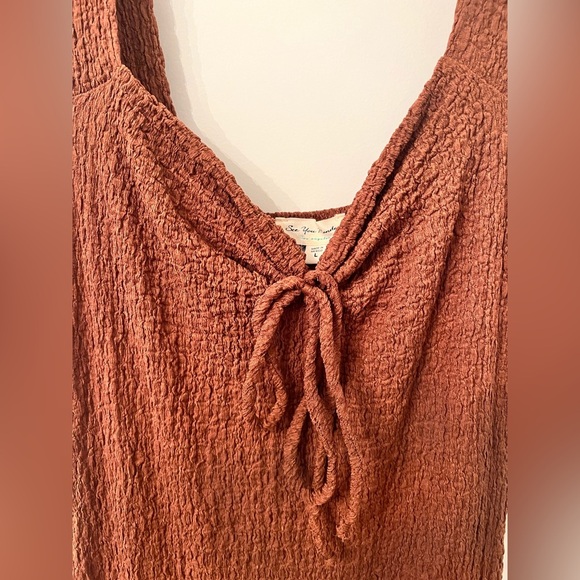 See You Monday Brown Midi Dress - Picture 2 of 3